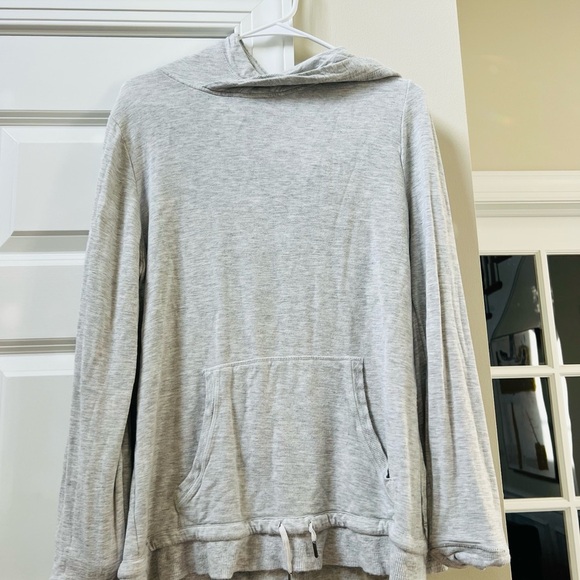 90 Degree By Reflex Sweaters - 90 Degree By Reflex Light Gray Hoodie